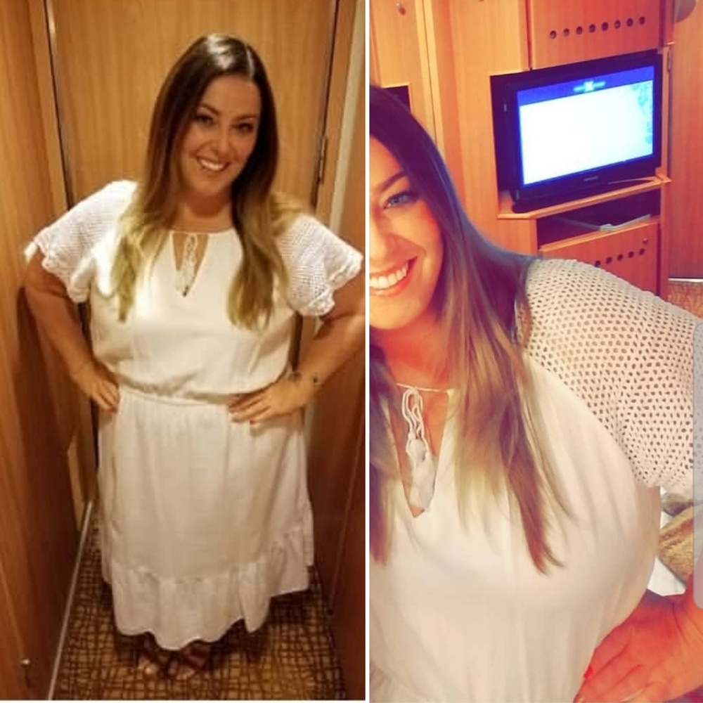 White old navy dress